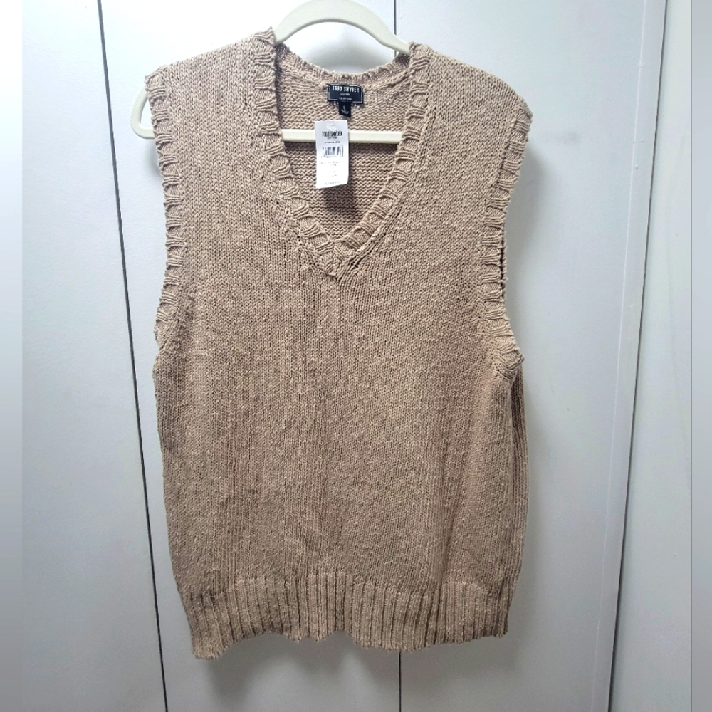 Todd Snyder 100% Italian Cotton Sweater Vest